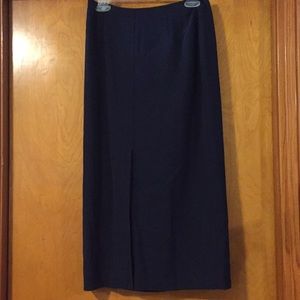 Talbots Classic Navy Skirt 8P